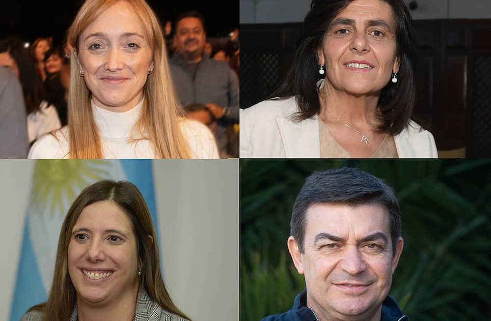 Arriba: Fernández Sagasti (PJ) y Mariana Juri (UCR) son las legisladoras que más asesores tienen. Abajo: Marisa Uceda es la diputada nacional mendocina con el equipo más numeroso y Omar De Marchi no dio nombres. Foto: Archivo Los Andes.