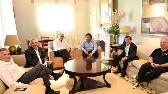 Algunos gobernadores se reunieron con el ministro del Interior, Guillermo Francos