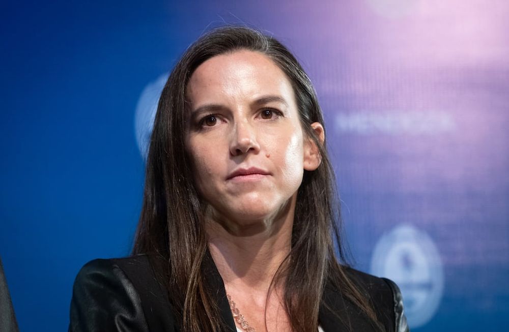 El gobernador electo presentó a sus ministros, ministras y el esquema con el que funcionará la gestión de los próximos cuatro años.Ministra de Seguridad y Justicia: María Mercedes Rus    Foto: Ignacio Blanco / Los Andes