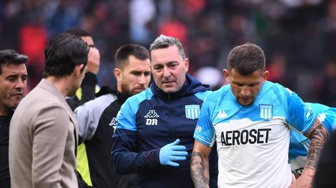 Vecchio, que venía siendo figura, tendrá al menos ocho meses de recuperación (Prensa Racing)