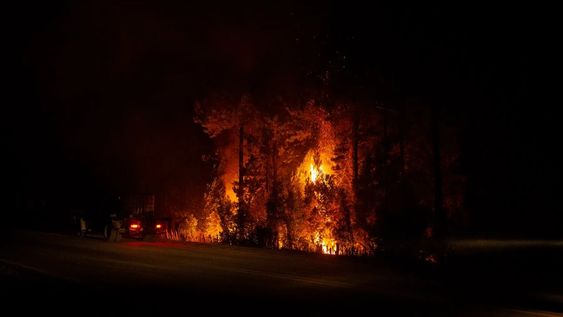 Incendios en El Bolsón / Foto: Marcelo Martinez / Patagonia.