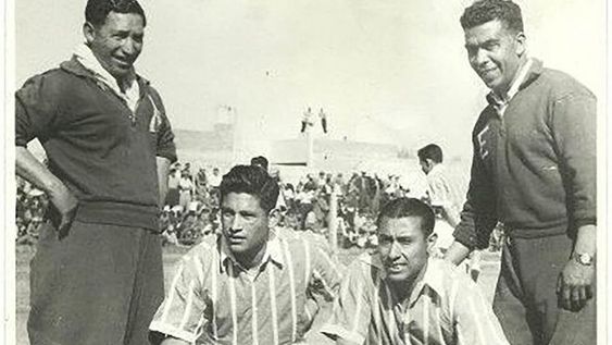 Símbolos. Gregorio Garín y Domingo Godoy, dos figuras del Tomba que también fueron campeones con la selección mendocina. / Gentileza.
