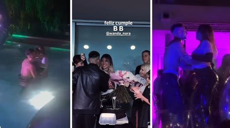 Los Andes | Wanda Nara celebró con un fiestón sus 38 años. Captura de Instagram.