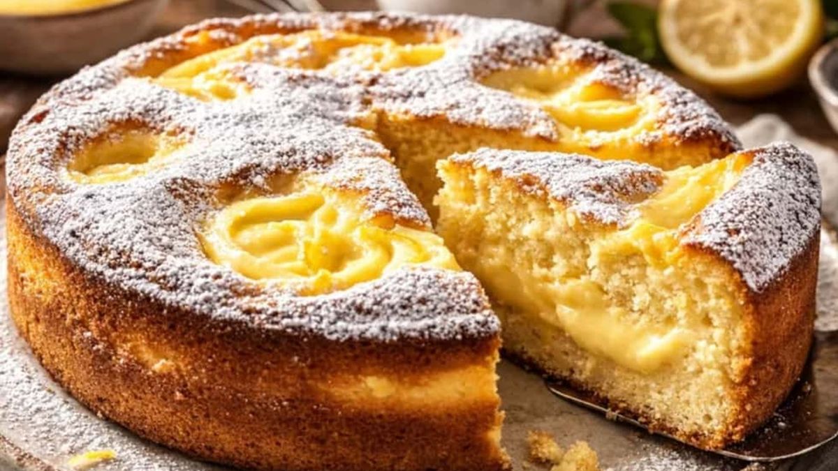 Torta nua, el bizcocho con crema pastelera que tenés que aprender a hacer: solo son 4 pasos