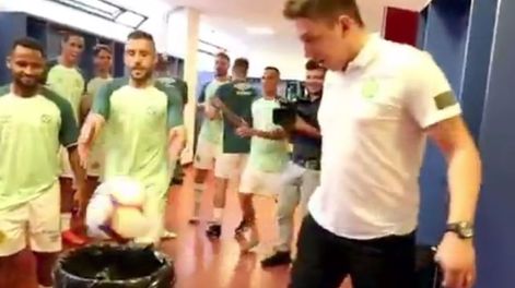 Emocionante desafío en el vestuario de Chapecoense