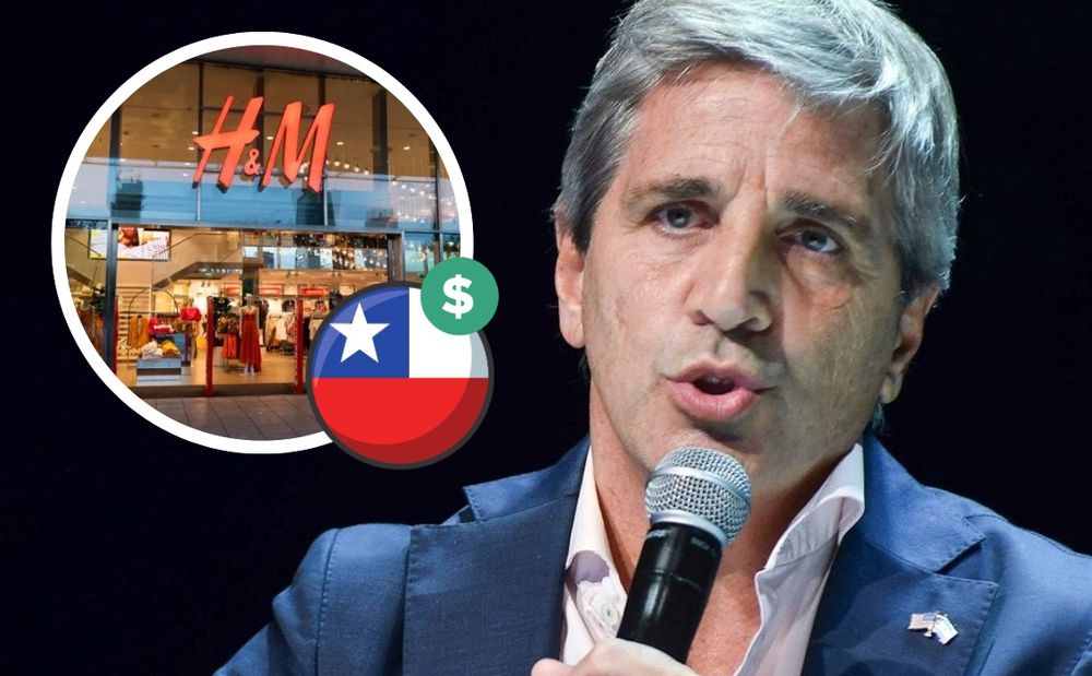 Caputo prometió que el precio de la ropa va a bajar y explicó por qué en Chile la venden tan barata
