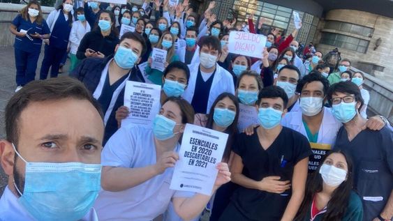 Reclamo de médicos residentes hospital Central
