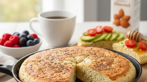 Listo en 5 minutos: este pan sin gluten en sartén es ideal para un desayuno liviano