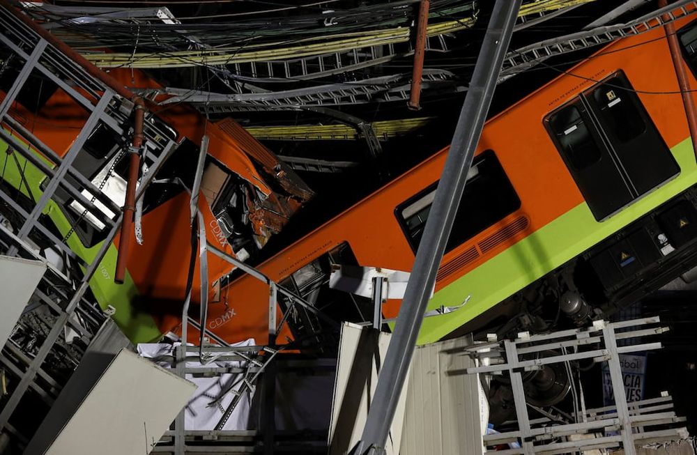 Así quedaron los vagones del metro tras el suceso que dejó decenas de muertos y varios heridos. Foto: AP