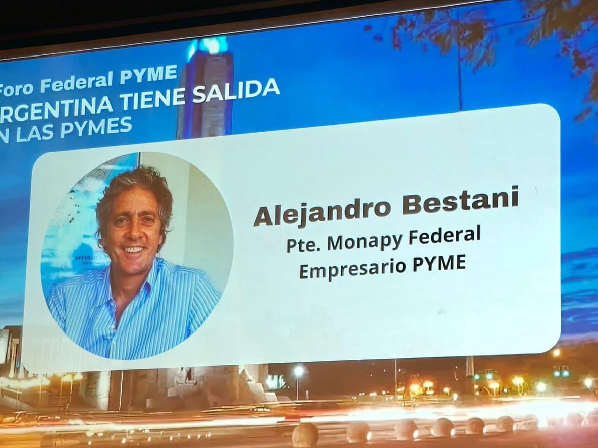 Alejandro Bestani presidente de Movimiento Nacional Pyme (Monapy).