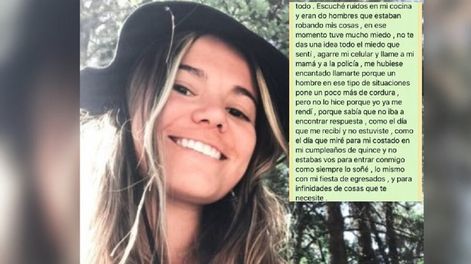 Una joven de San Rafael contó su historia de vida en Twitter y se hizo viral / Twitter @ValeriaDenise14