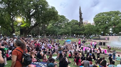 El colectivo Ni Una Menos Mendoza había convocado a esta nueva edición del 25N