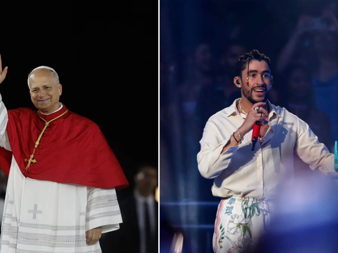 El papa se reunió en privado con Bad Bunny y su familia tras un multitudinario acto en Madrid.