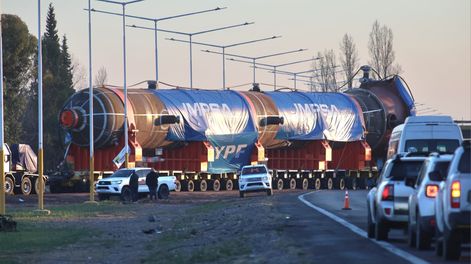 Avanza el traslado del reactor de IMPSA&nbsp; Fotos: Walter Caballero