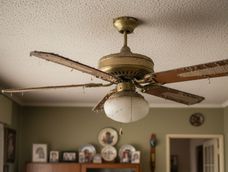 no es con un trapo humedo: como limpiar los ventiladores de techo sin ensuciar toda la casa