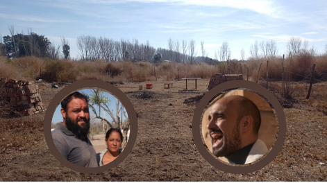 Hogar, dulce hogar: familia desalojada de tierras de Abel Pintos no deja de recibir ayuda para su nueva casa. Foto: Los Andes.
