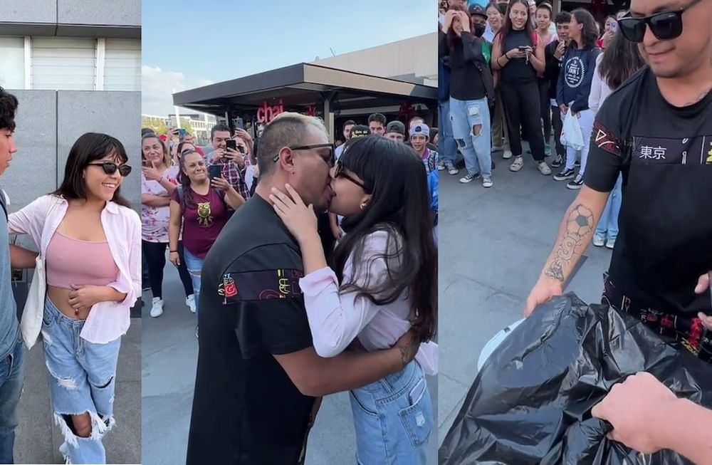 La joven intentó excusarse al romper con su pareja, argumentando que el no se ponía feliz por su oportunidad de ganar una camioneta Mercedes.