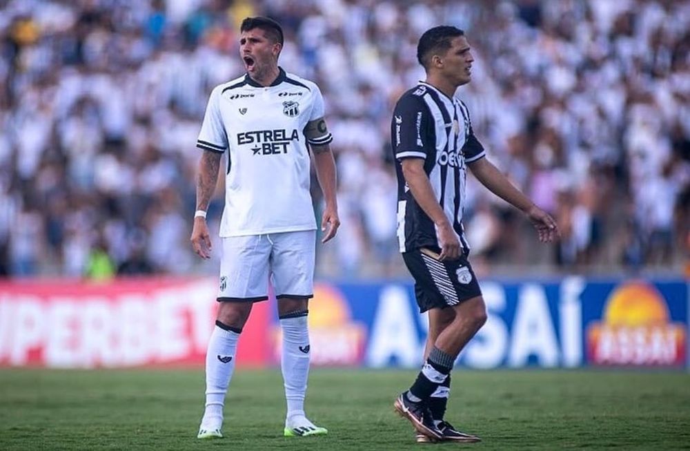 Mugni es el capitán del Ceará, equipo que milita en la serie B del Brasileirao.