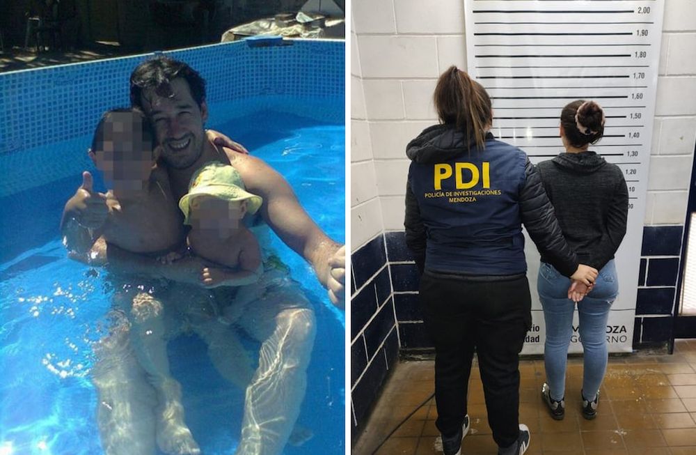 Este lunes efectivos policiales detuvieron a la tercera sospechosa del crimen del baúl. Foto Ministerio de Seguridad.