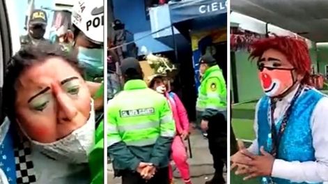 Los Andes | Ustedes creen que esta es una payasada, ustedes creen que se pueden burlar de la sociedad, les recriminó un oficial.