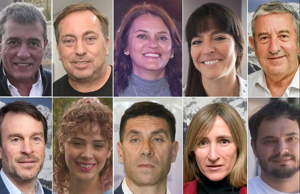 Diputados nacionales por Mendoza. Adolfo Bermejo, Martín Aveiro, Liliana Paponet, Pamela Verasay, Julio Cobos, Lisandro Nieri, Lourdes Arrieta, Facundo Correa Llano, Mercedes Llano y Álvaro Martínez.