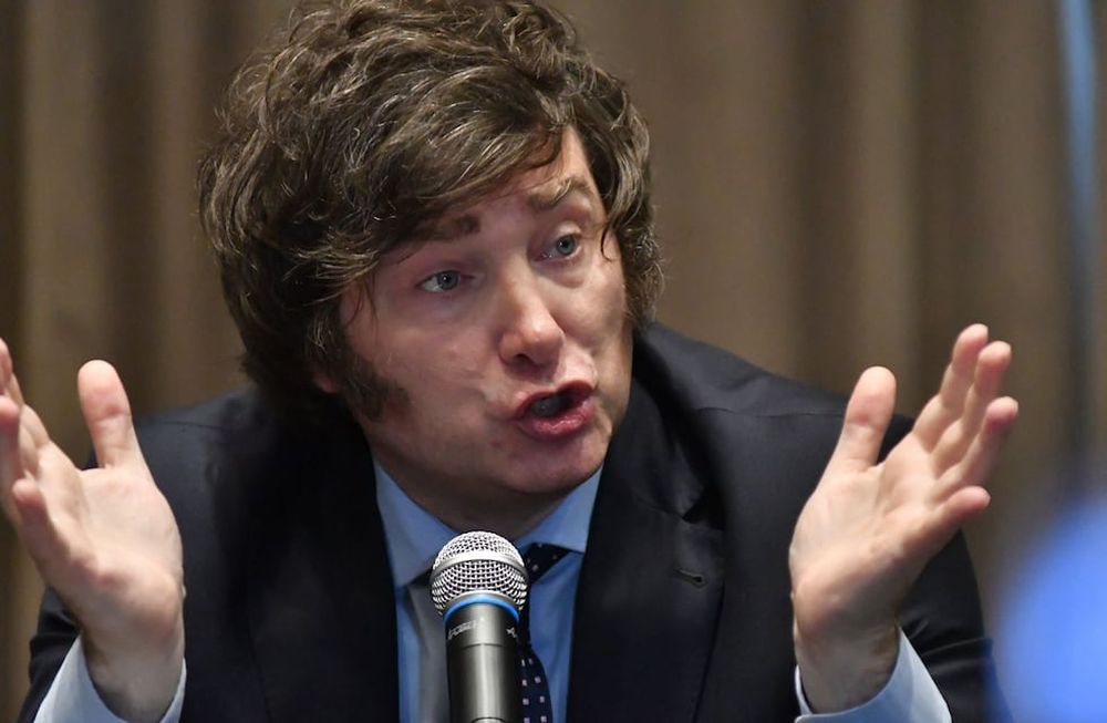 Javier Milei en Río Cuarto (Tomás Fragueiro/LaVoz).
