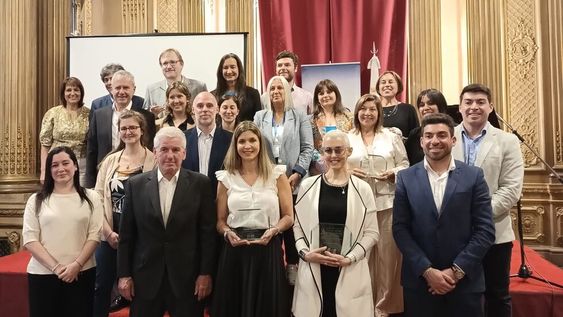 Los ganadores del premio que otorgó la Asociación Cristiana de Dirigentes de Empresa (ACDE) en 2023.