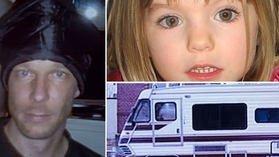 Christian Brueckner (izquierda) es el único sospechoso de matar a Maddie McCann. Lo que ocultaba en su motorhome refleja parte de su perversión a los menores. Crédito: Daily Mail.