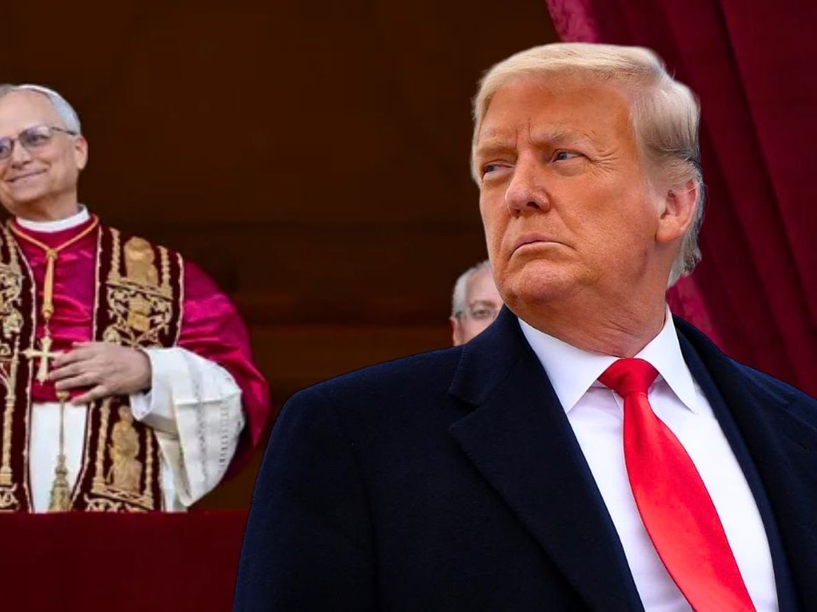 Papa León XIV y presidente Donald Trump.