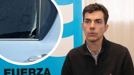 Atacaron la camioneta donde viajaba Juan Manuel Urtubey