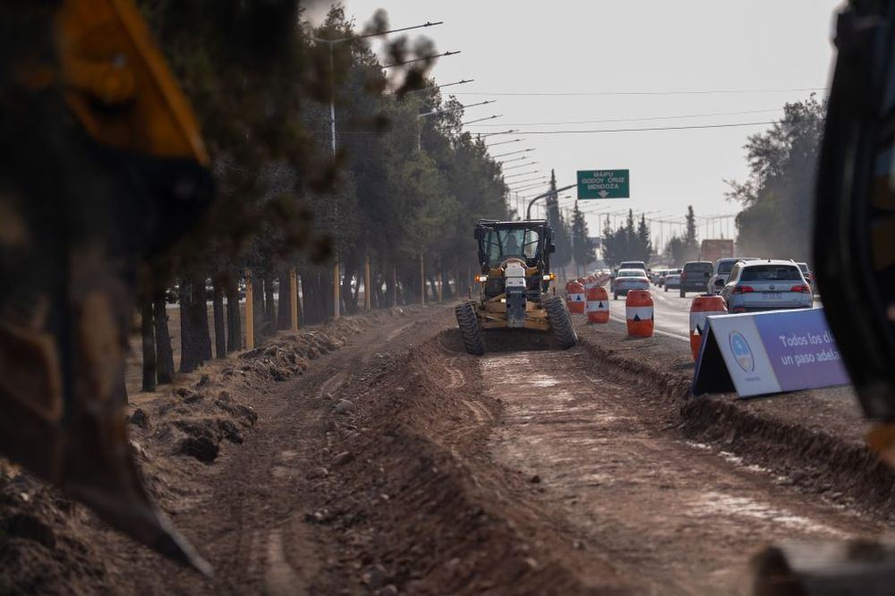 Las obras generan complicaciones en la circulación de vehículos. 