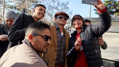 Marcos Chino Maidana está en Mendoza para premocionar la velada boxística del viernes en el Vicente Polimeni / Municipalidad de Las Heras.