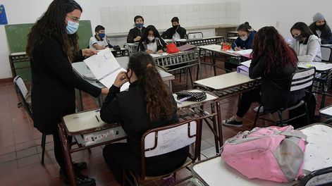 Los Andes | Casi 170 mil estudiantes de nivel inicial, y de primero, segundo y tercer grado volverán a la presencialidad absoluta. Foto: Orlando Pelichotti  / Los Andes