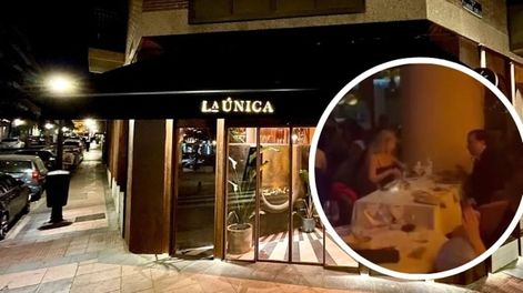 Fabiola Yañez pasó Año Nuevo con su nueva pareja en un lujoso restaurante de Madrid y con custodia del Estado.