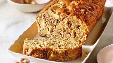 El budín&nbsp; de manzana delicioso y saludable.