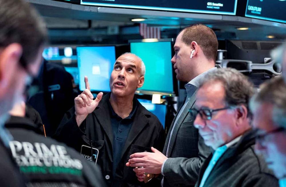 Corredores de bolsa en Wall Street. (Gentileza)