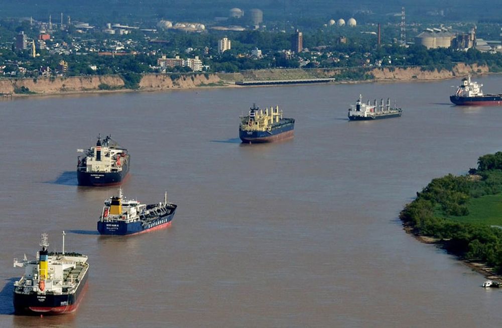 Hidrovía Paraná-Paraguay.