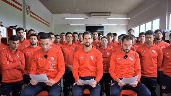 El duro mensaje del plantel de Independiente: de la injusticia al pedido al fútbol argentino.&nbsp;