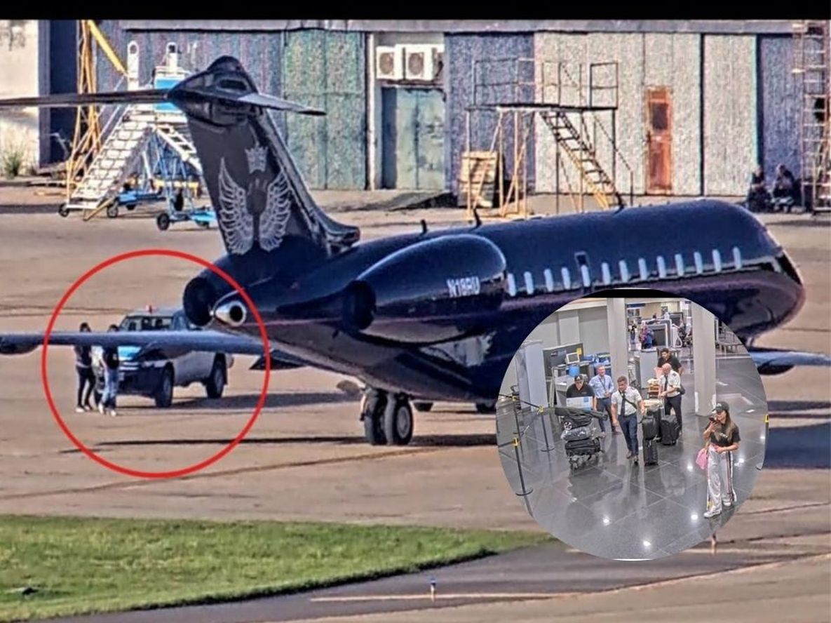 Las imágenes del jet privado que trajo 10 valijas sin control desde Miami y que el Gobierno había desmentido.