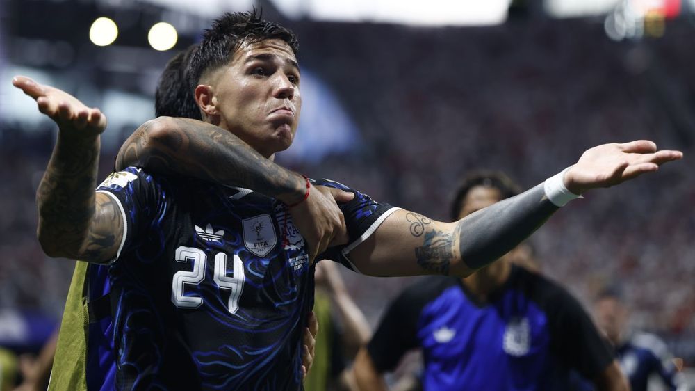 Enzo Fernández fue clave en el triunfo de Argentina frente a Inglaterra. 