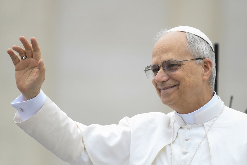 El papa León XIV﻿&nbsp;&nbsp;