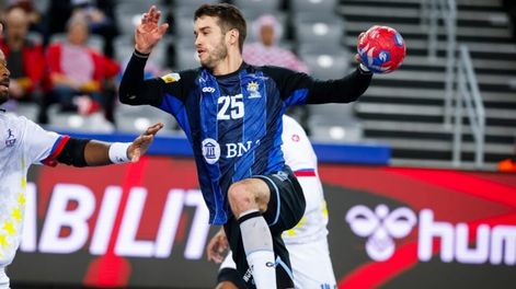 Los Andes | Argentina jugó ante Cabo Verde y le ganó en la edición 29 del  IHF Men’s World Championship 2025, disputado en  Zagreb, Croacia, 24.01.2025, Mandatory Credit © Anze Malovrh / kolektiff