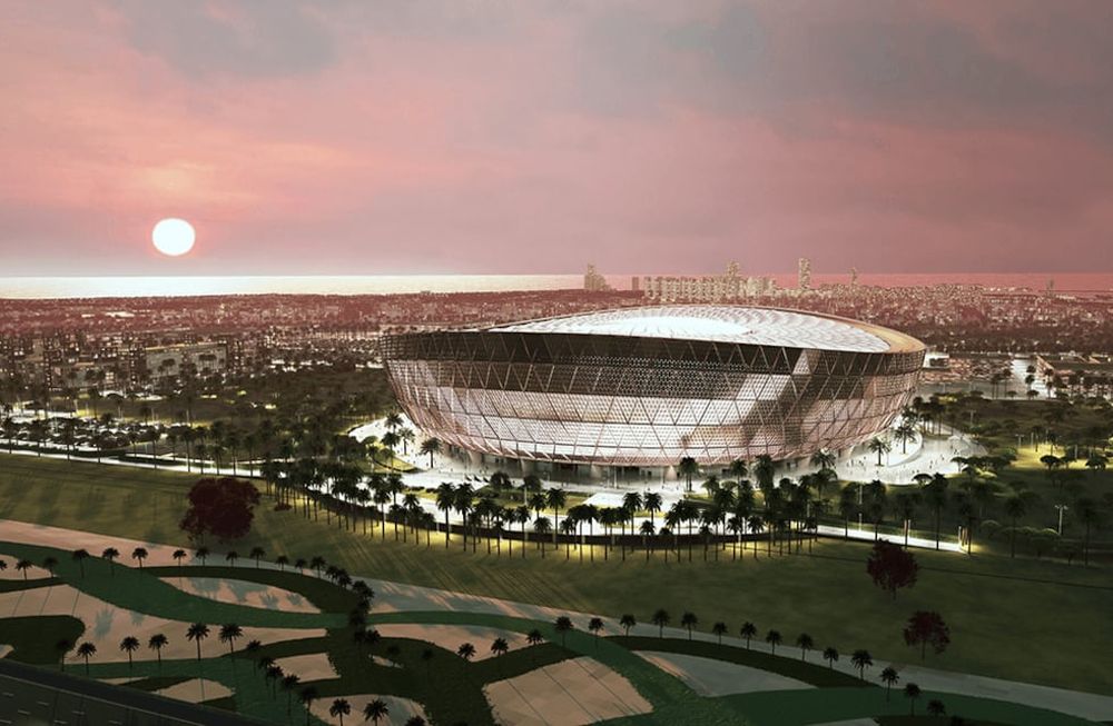 Estadio Lusail para la Copa del Mundo Qatar 2022, donde la Selección Argentina jugará dos partidos. / Foto: www.qatar2022.qa