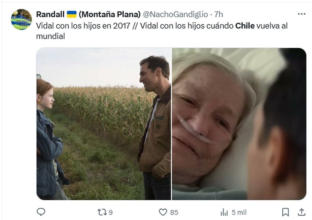 Los memes por la victoria de Argentina ante Chile