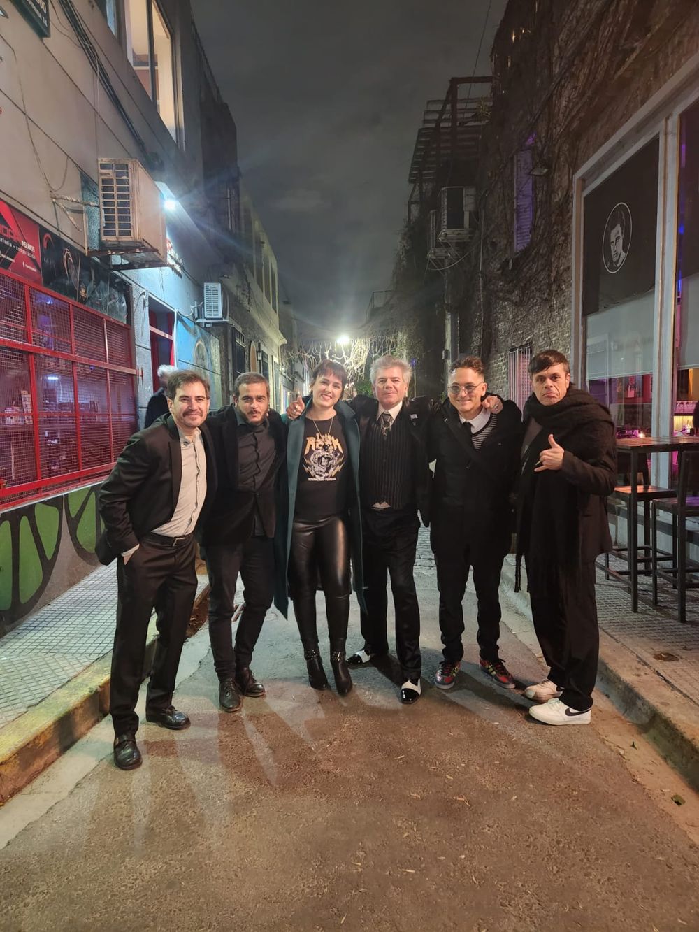Miguel Ángel Tallarita y la Con Todo Band. La agrupación que acompaña al trompetista.