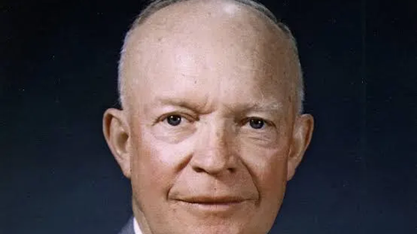 Dwight Eisenhower, ex presidente de los Estados Unidos.