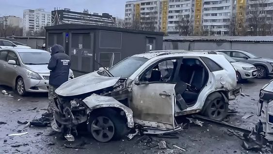 Murió un general del Estado Mayor de Rusia por la explosión de su auto: sospechan de Ucrania