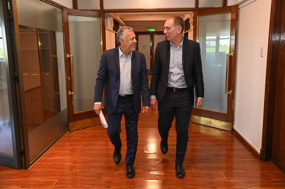 El gobernador Alfredo Cornejo volver&aacute; a reunirse en Mendoza con el ministro del Interior Diego Santilli este jueves.