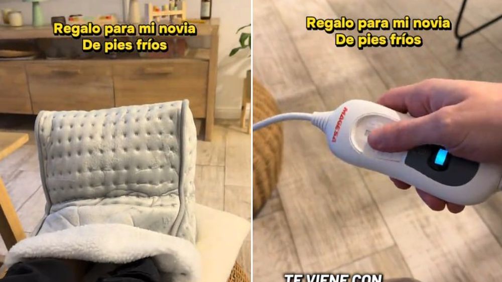 Compró un calienta pies para su novia, pero el producto lo convenció más de lo que esperaba