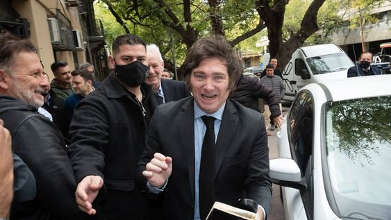 El diputado nacional Javier Milei estuvo en Mendoza. Ignacio Blanco / Los Andes